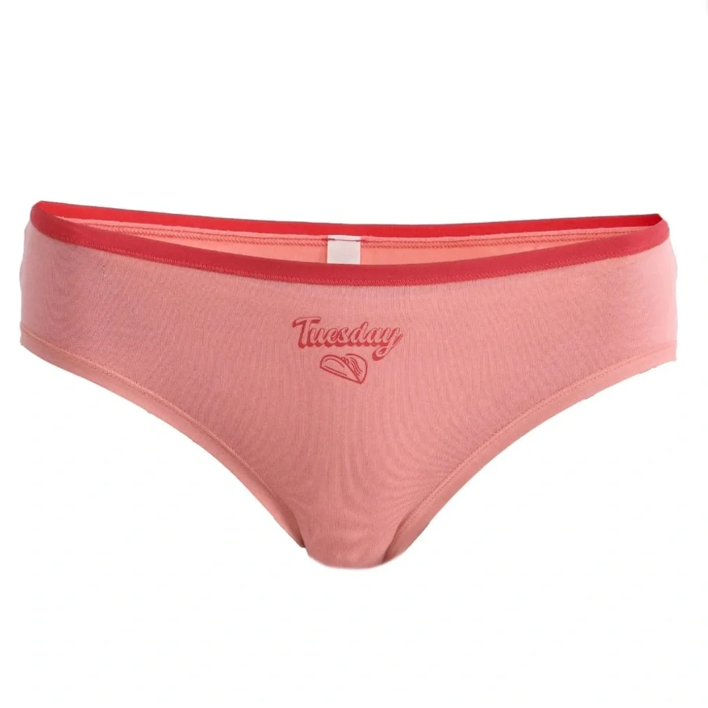 Cotton Hipster Panties, Days of the Week - 7 Pack